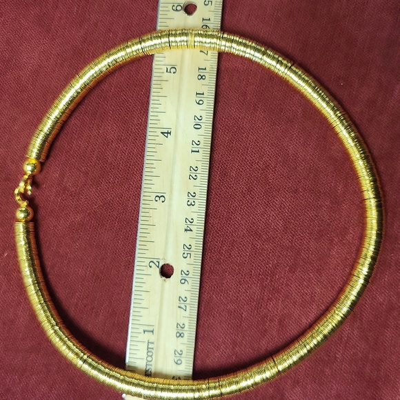 MMA Egyptian Gold Disc Necklace - Picture 6 of 10